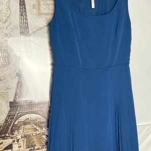 Lauren Conrad Dress Size 8 Blue Sleeveless  (0009)